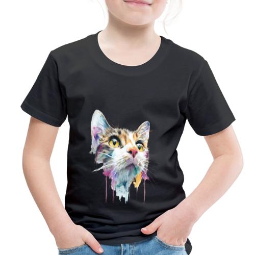 Chromatic Cat Splash - Toddler Premium T-Shirt