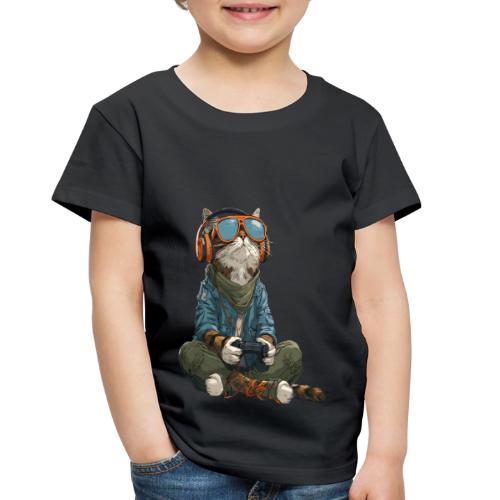 Cat: Purrfect Player - Toddler Premium T-Shirt