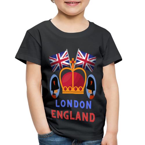 Hello, world. LONDON ENGLAND. DESIGN. - Toddler Premium T-Shirt