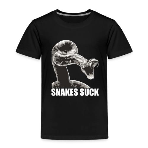 Snakes Suck - Toddler Premium T-Shirt