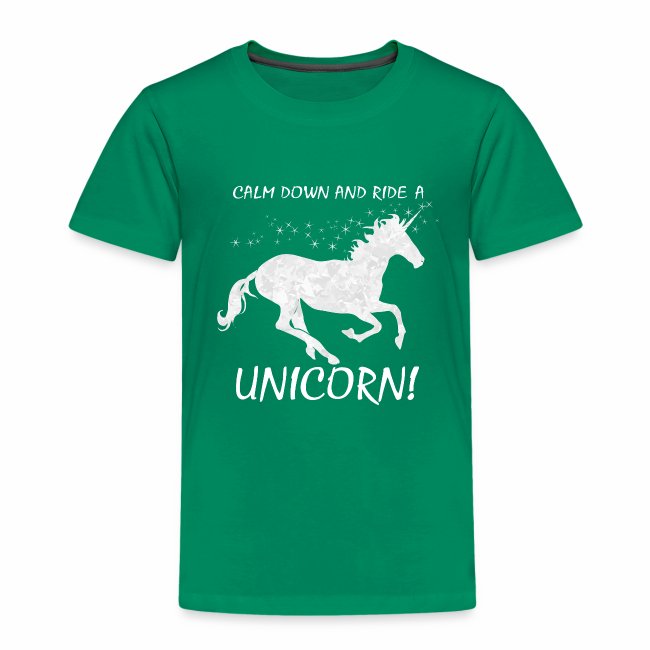 Calm Down Ride A Unicorn Shirt Gift Idea