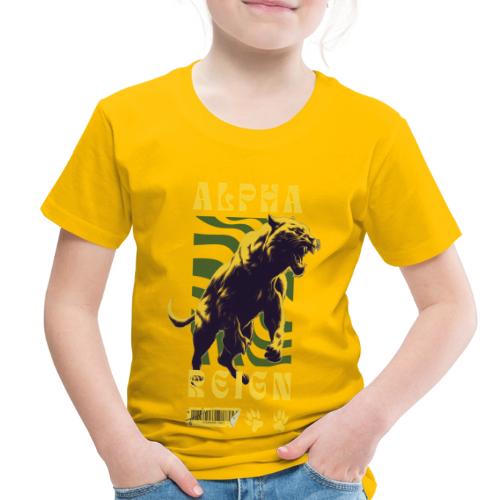 Unleash The Inner Alpha: Fierce Animal Print - Toddler Premium T-Shirt