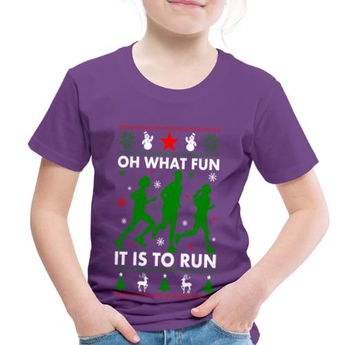 Ugly Christmas Runner - Toddler Premium T-Shirt
