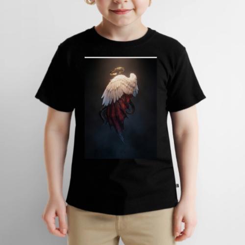 Angel vs Demon Wings Dark Aesthetic Gothic T-Shirt - Toddler Premium T-Shirt