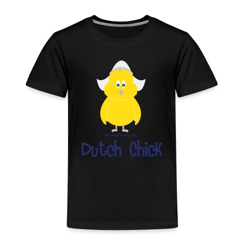 Dutch Chick blue lettering - Toddler Premium T-Shirt