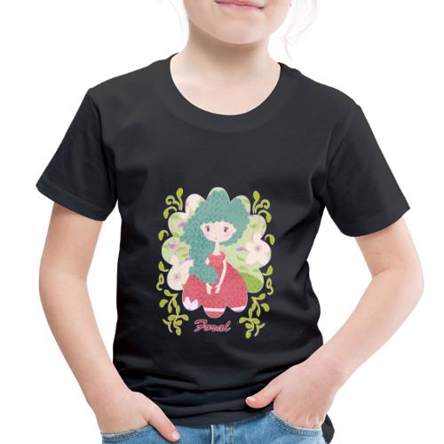 Floral Girl - Toddler Premium T-Shirt