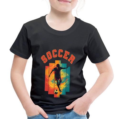 Soccer Heartbeat - Toddler Premium T-Shirt