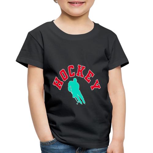 Hockey Player Silhouette - Toddler Premium T-Shirt