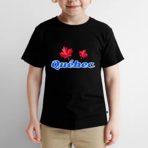 Québec with two red maple leaves - Toddler Premium T-Shirt