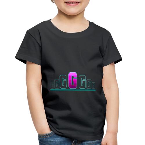 Letter G – Capital Varsity Alphabet Monogram - Toddler Premium T-Shirt