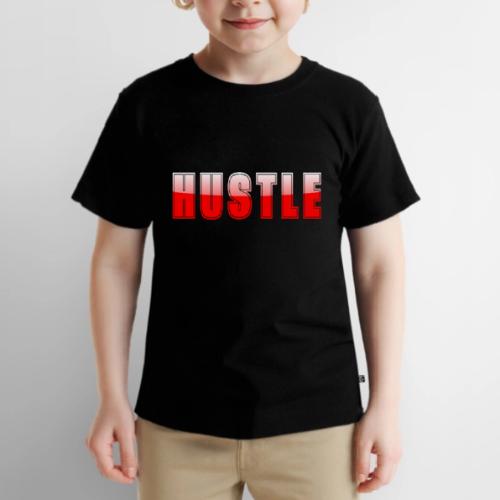 HUSTLE Bold Red Motivational Typography Design - Toddler Premium T-Shirt