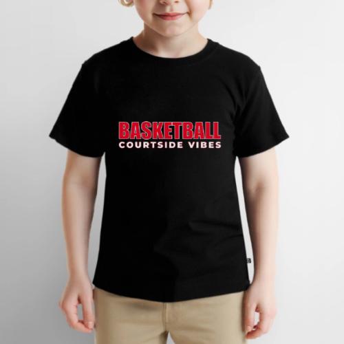 Courtside Vibes Basketball Typography Design - Toddler Premium T-Shirt