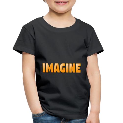 Imagine Word Art – Creative Gradient Design - Toddler Premium T-Shirt