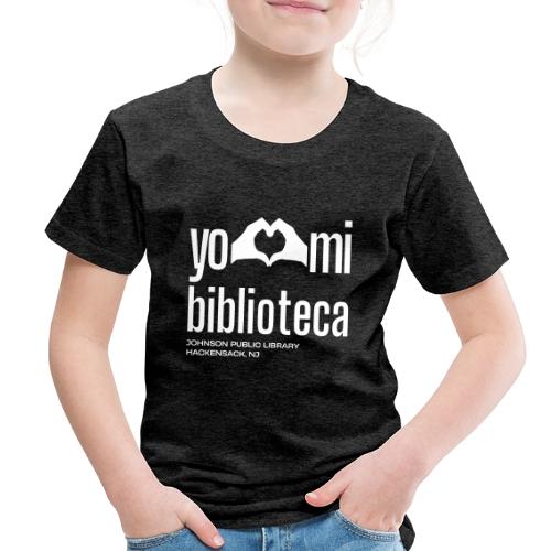 Yo Amo Mi Biblioteca (White) - Toddler Premium T-Shirt