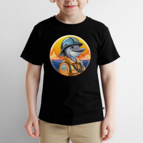 Dolphin Firefighter - Toddler Premium T-Shirt