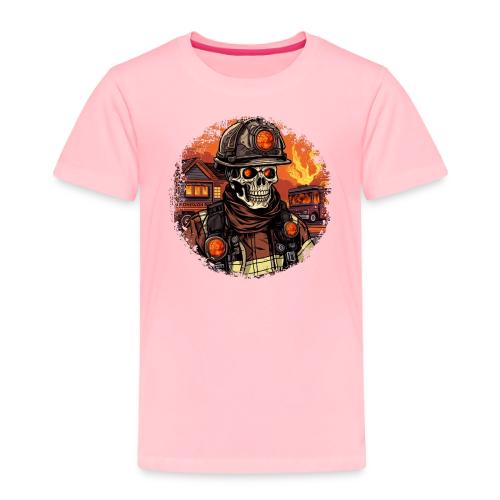 Skeletons Firefighter / fireman skeleton - Toddler Premium T-Shirt