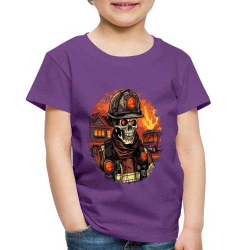 Skeletons Firefighter / fireman skeleton - Toddler Premium T-Shirt