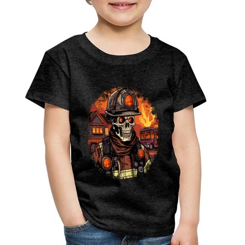 Skeletons Firefighter / fireman skeleton - Toddler Premium T-Shirt