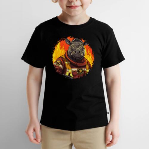 Fireman rhino - Toddler Premium T-Shirt