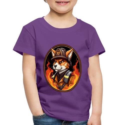 Fox Firefighter - Toddler Premium T-Shirt