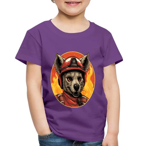 Firefighter hyena - Toddler Premium T-Shirt