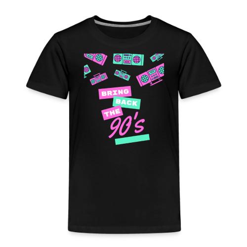 Bring Back The 90s Nostalgia Design| Retro 90s Art - Toddler Premium T-Shirt