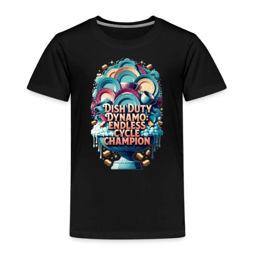 Dish Duty Dynamo T Shirt, Endless Cycle Champion - Toddler Premium T-Shirt
