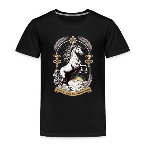 Year of the Horse Rearing T Shirt, Lunar New Year - Toddler Premium T-Shirt