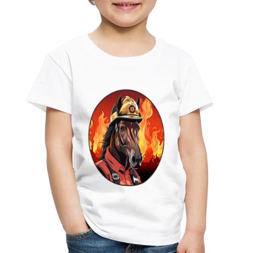 Horses Firefighter / fireman horse - Toddler Premium T-Shirt