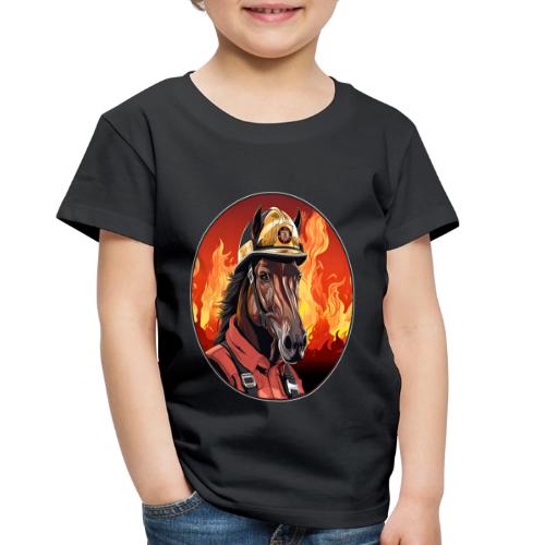 Horses Firefighter / fireman horse - Toddler Premium T-Shirt