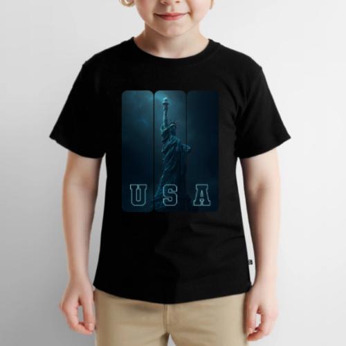 Neon Liberty USA Triptych - Toddler Premium T-Shirt
