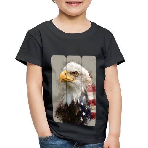 USA: Eagle of the Free - Toddler Premium T-Shirt