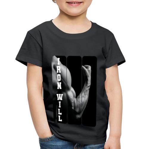 Bodybuilding: Iron Will - Toddler Premium T-Shirt