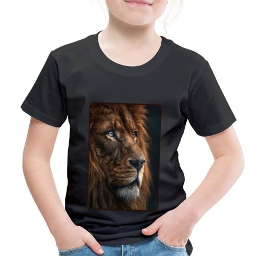 Lion Portrait Majestic Wildlife Design - Toddler Premium T-Shirt