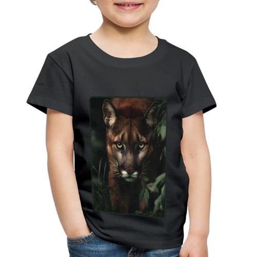 Cougar Jungle Predator Design - Toddler Premium T-Shirt