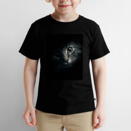 Cat Face in Shadow Close-Up Design - Toddler Premium T-Shirt