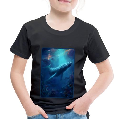 Humpback Whale Ocean Reef Design - Toddler Premium T-Shirt