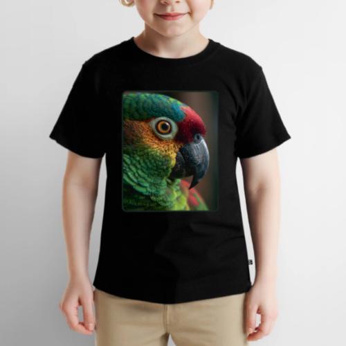 Colorful Parrot Close-Up Design - Toddler Premium T-Shirt