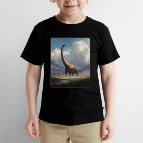 Brachiosaurus Valley Landscape Design - Toddler Premium T-Shirt
