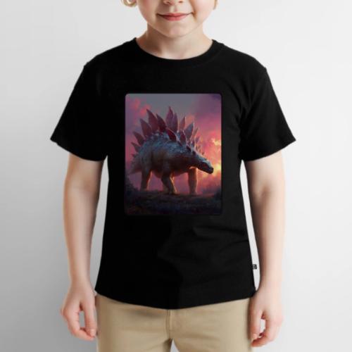 Stegosaurus Sunset Forest Design - Toddler Premium T-Shirt