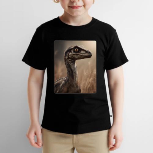 Velociraptor Feathered Portrait Design - Toddler Premium T-Shirt