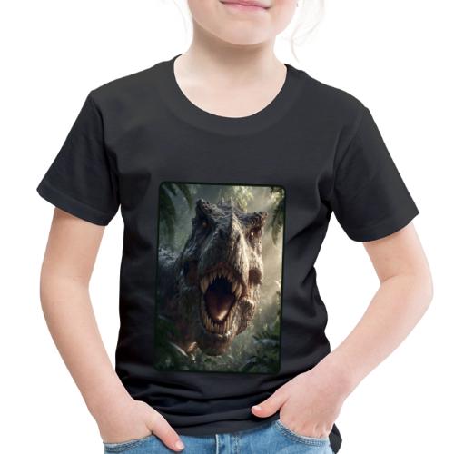 T Rex Jungle Roar Design - Toddler Premium T-Shirt