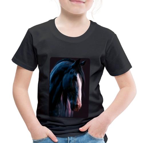 Noble Horse Cinematic Portrait Design - Toddler Premium T-Shirt