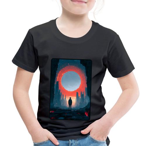 Cosmic Portal Future City Design - Toddler Premium T-Shirt