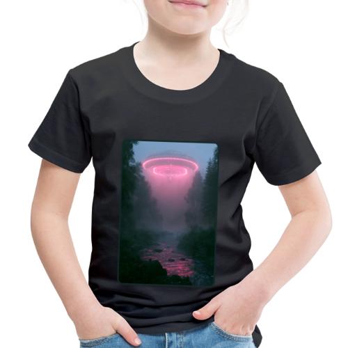 Neon UFO Forest River Design - Toddler Premium T-Shirt
