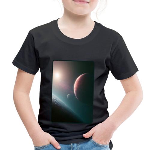 Deep Space Planet Horizon Art - Toddler Premium T-Shirt