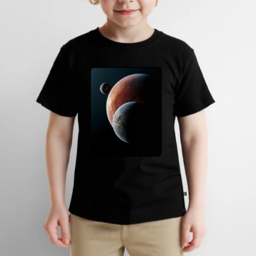 Three Planets Deep Space Design - Toddler Premium T-Shirt