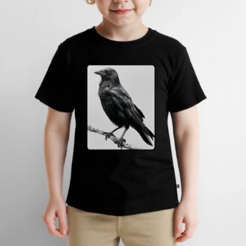 Raven Black and White Art Design - Toddler Premium T-Shirt