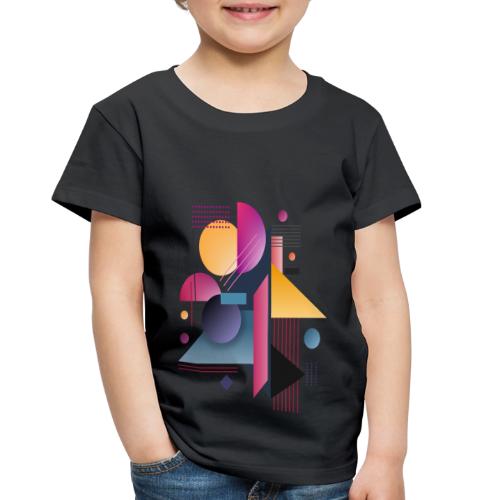 Color Pulse Geometry - Toddler Premium T-Shirt