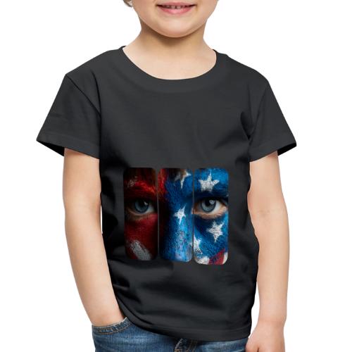 USA: Painted for the Flag - Toddler Premium T-Shirt